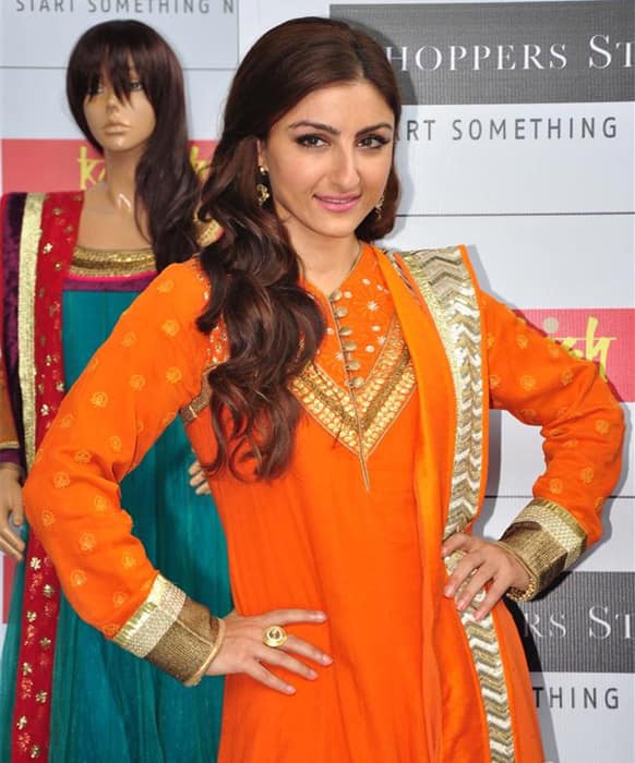 Soha Ali Khan at an event.