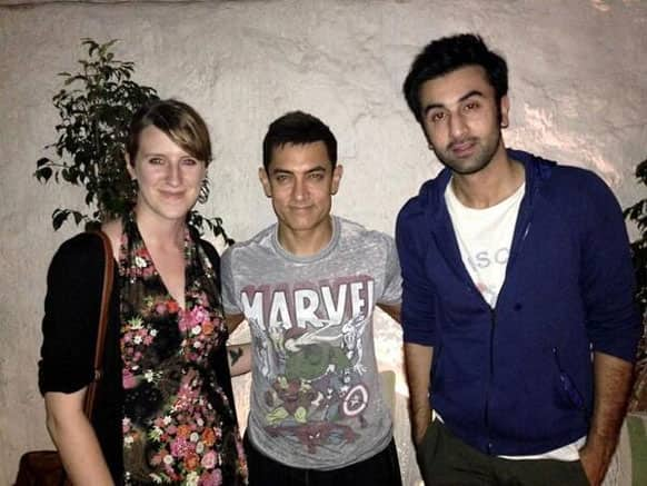 Aamir Khan and Ranbir Kapoor were spotted dining together.