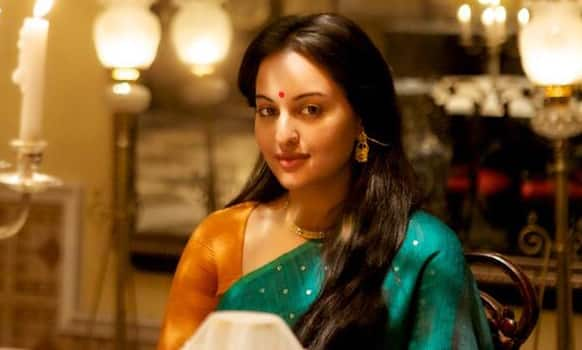 Sonakshi Sinha in a still from the film 'Lootera'. The actress is paired opposite to Ranveer Singh in the period drama.