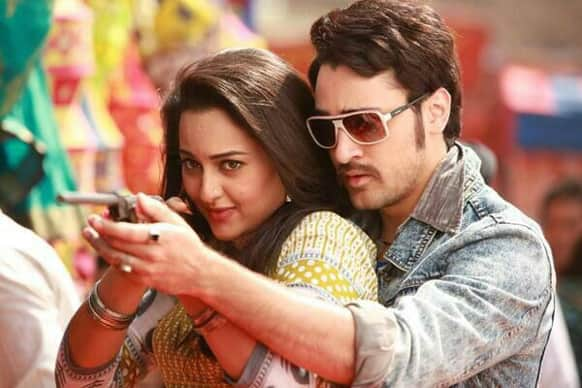 Imran Khan and Sonakshi Sinha in a still from the film 'Once Upon A Time in Mumbaai Dobara'.