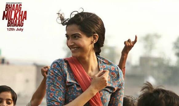 Sonam Kapoor in a still from the film 'Bhaag Milkha Bhaag'. Based on the life of athlete Milkha Singh, Sonam will be seen across Farhan Akhtar in the film.