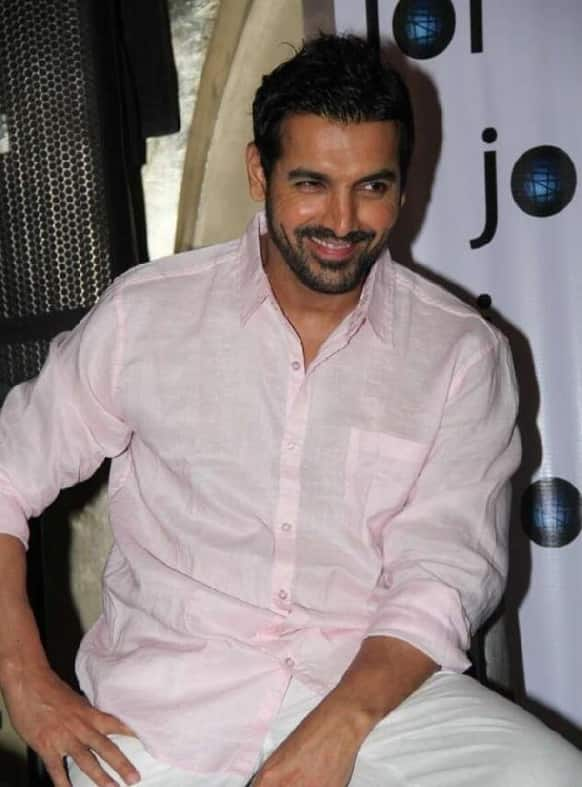 John Abraham snapped at an event.