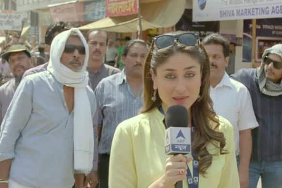 Kareena Kapoor in a still from the film 'Satyagraha'.