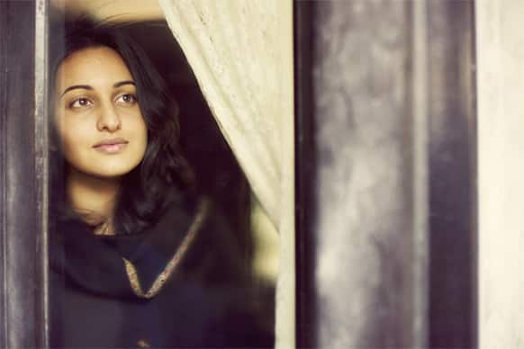 Sonakshi Sinha in a still from the film 'Lootera'.