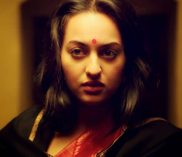 Sonakshi Sinha in a still from the film 'Lootera'. The actress is paired opposite to Ranveer Singh in the period drama.