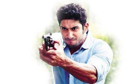 Prateik Babbar in a gun-toting still from his next film 'Isaaq'.