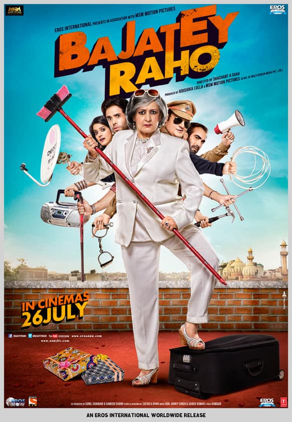 A brand new poster of 'Bajatey Raho' starring Dolly Ahluwalia, Tusshar Kapoor, Ranvir Shorey and Vinay Pathak.