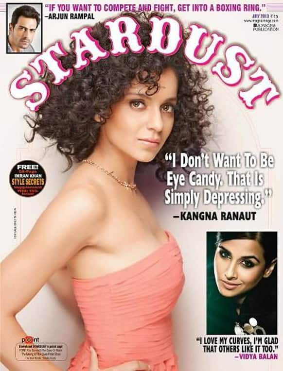 Kangna Ranaut is the cover girl for the July 2013 issue of Stardust.