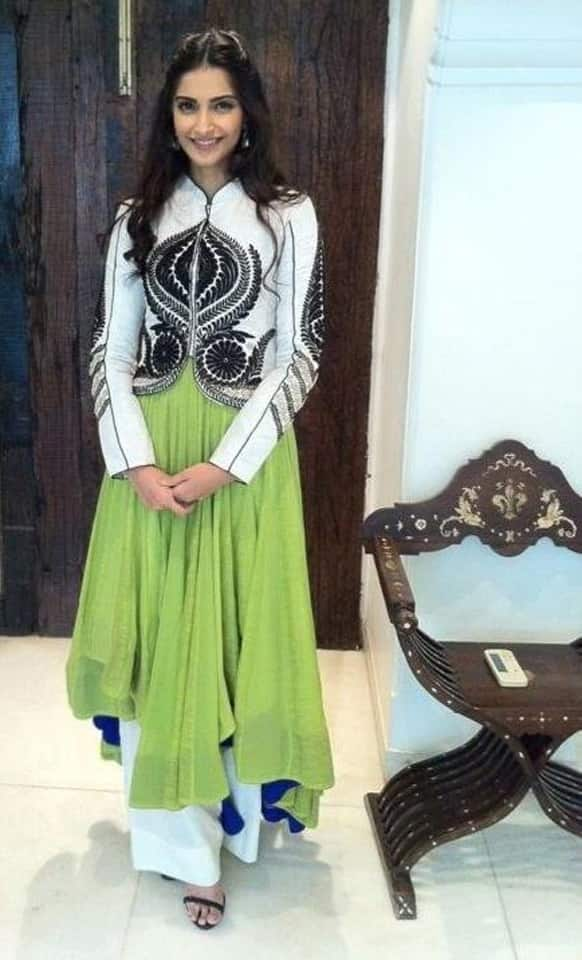 Sonam Kapoor poses for a photograph during the promotions of 'Bhaag Milkha Bhaag'.