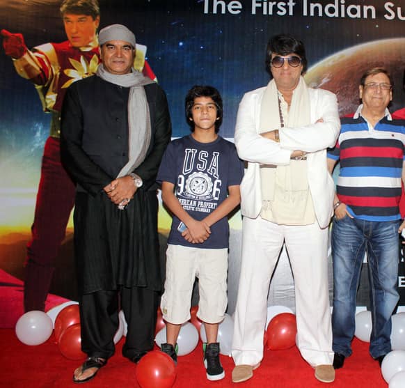 (From left to right) Surinder Pal, Uday Sachdeva, Mukesh Khanna and Gufi Paintal.