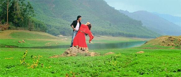 That typical pose synonymous with Bollywood romance.