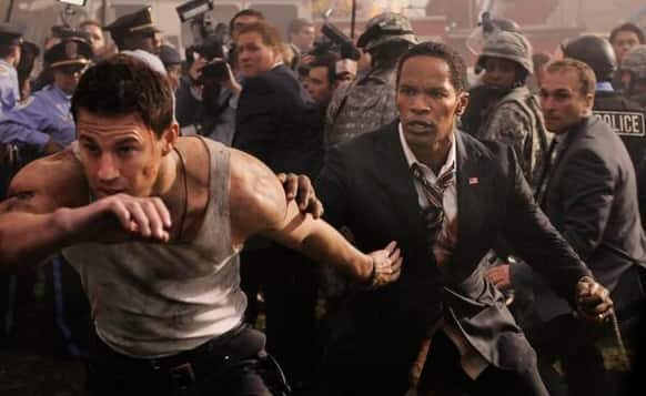 Channing Tatum in a still from ‘White House Down’.