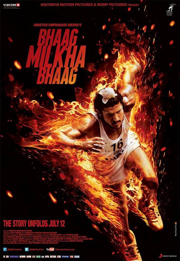 Here's the latest poster of Farhan Akhtar's 'Bhaag Milkha Bhaag'.