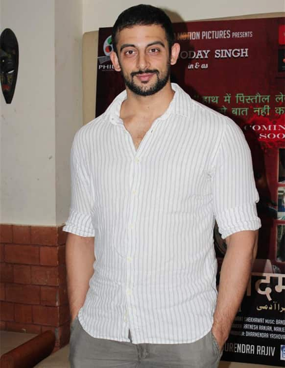 Arunoday Singh poses for a photograph at a press conference for his upcoming film 'Ek Bura Aadmi'.