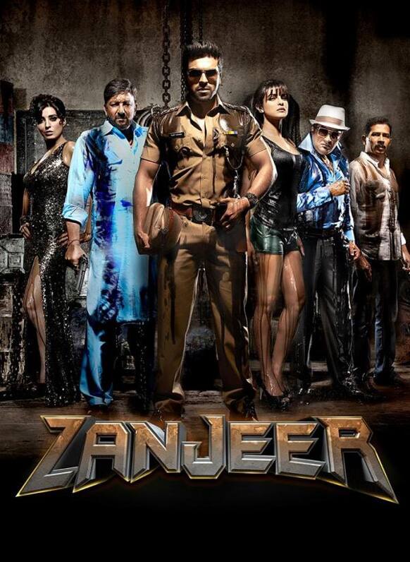 Poster of Ram Charan's 'Zanjeer'.