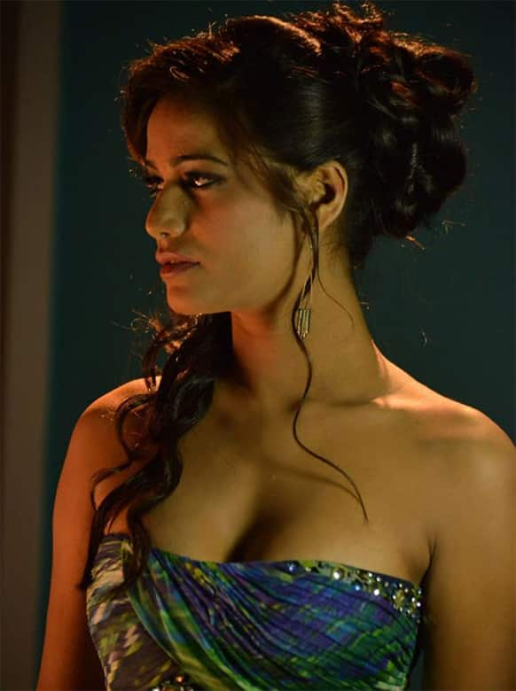 Poonam Pandey in a still from her debut film 'Nasha'.