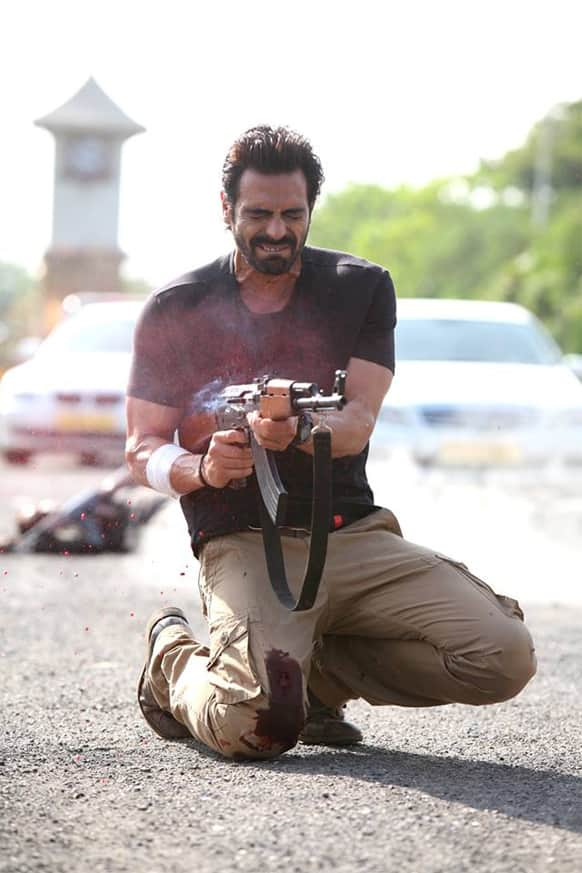 Arjun Rampal in a still from 'D-Day'.