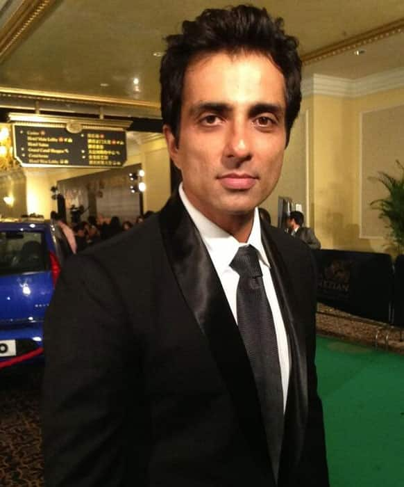 Sonu Sood at the IIFA 2013 main event.