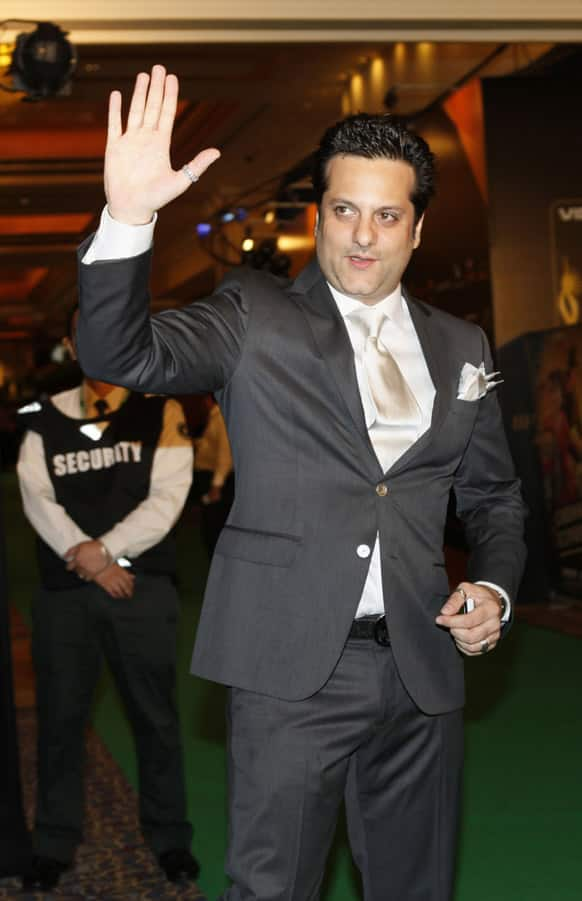 Bollywood actor Fardeen Khan arrives for the International Indian Film Academy (IIFA) awards in Macau.