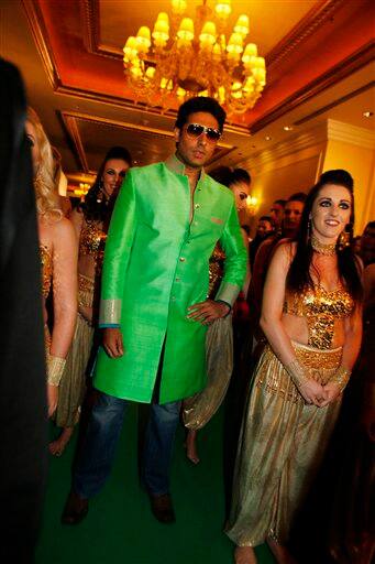 Abhishek Bachchan arrives for the International Indian Film Academy (IIFA) awards in Macau, Saturday, July 6, 2013.