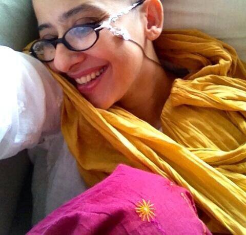 Here's a very cheerful Manisha Koirala for you. Pic courtesy: @mkoirala