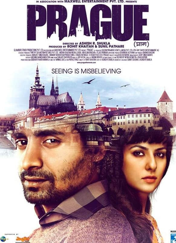 A poster of Ashish R. Shukla's 'Prague'.