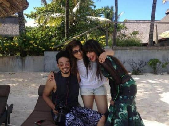 Chitrangda Singh on the sets of her photoshoot for Grazia in Mauritius.