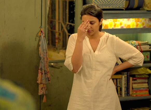 Parineeti's 'Save me Lord!' moment in the film.