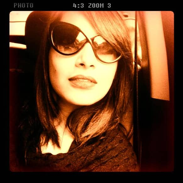 Bipasha Basu tweeted this image accompanied by the tweet “Am home!Yipeeeeeee!”. Image Courtesy: @bipsluvurself