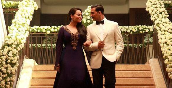 Sonakshi Sinha and Akshay Kumar in a still from Ekta Kapoor's 'Once Upon Ay Time in Mumbaai Dobaara'.