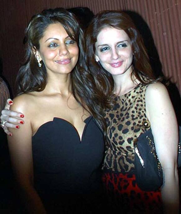 Star wives Gauri Khan and Suzanne Roshan are business partners too besides being great friends.