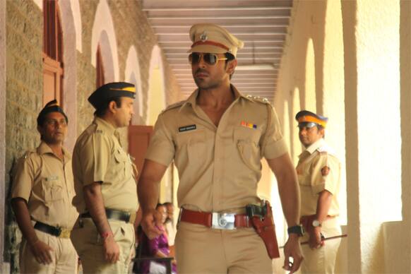 Ram Charan Teja in a still from 'Zanjeer'.