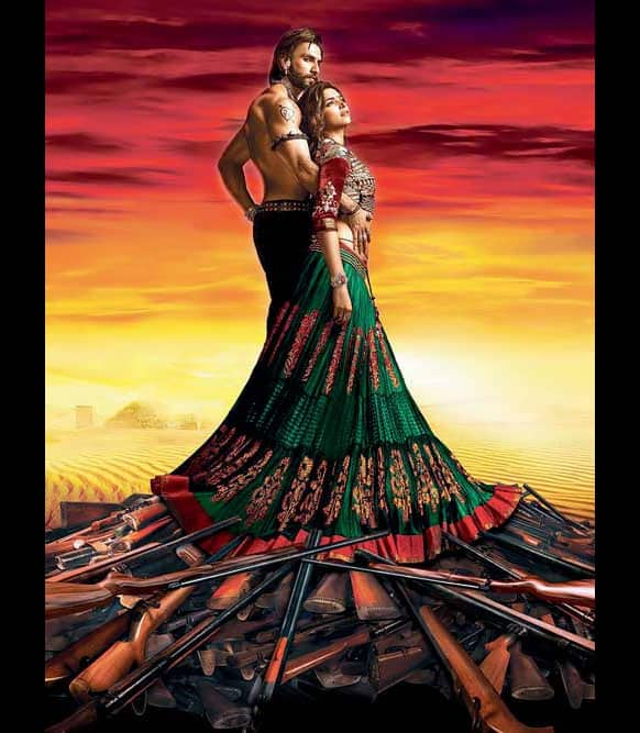 Sanjay Leela Bhansali's Ramleela Poster starring Ranveer Singh, Deepika Padukone