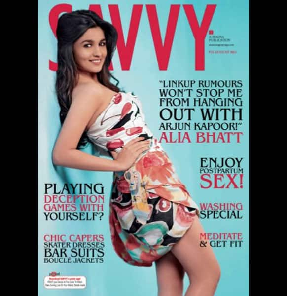 Alia Bhatt on the cover of Savvy, (Pic Courtesy: Pinkvilla)