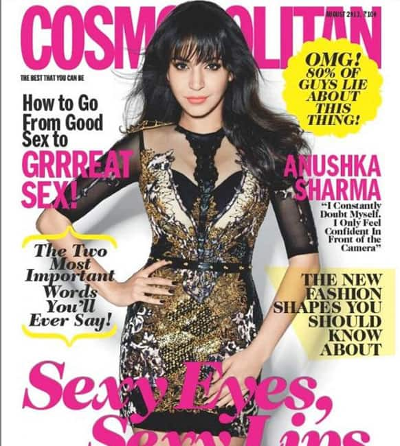 Anushka Sharma on the cover of Cosmopolitian, (Pic Courtesy: Pinkvilla)