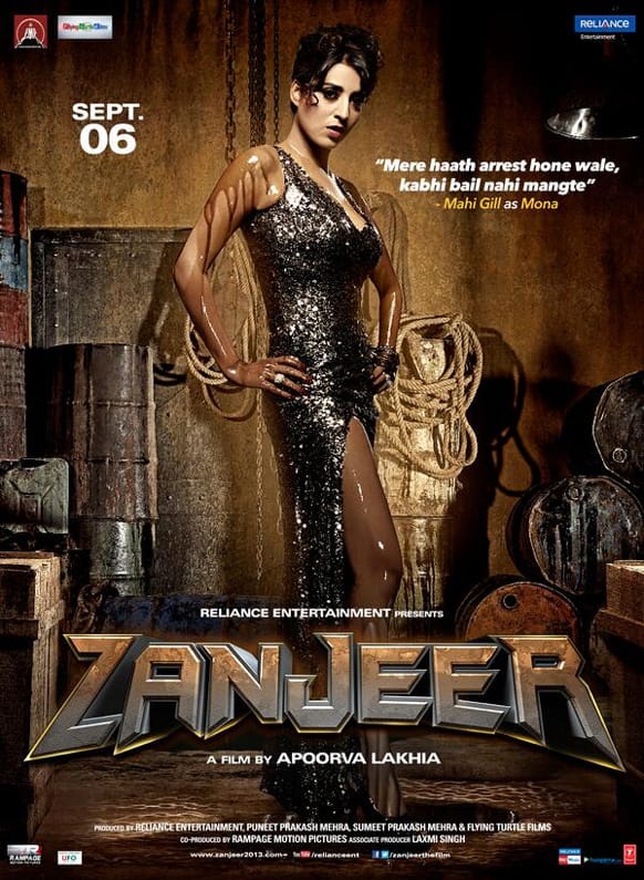 Mahie Gill in 'Zanjeer' poster.