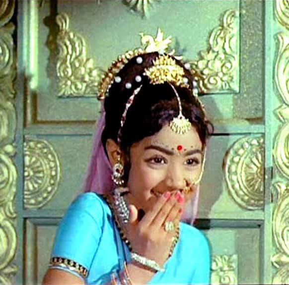 Sridevi, in a still from a film she did as a child artist.