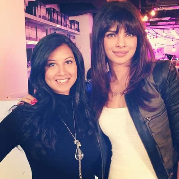 Actress turned singer Priyanka Chopra promotes her new single 'Exotic' in LA.