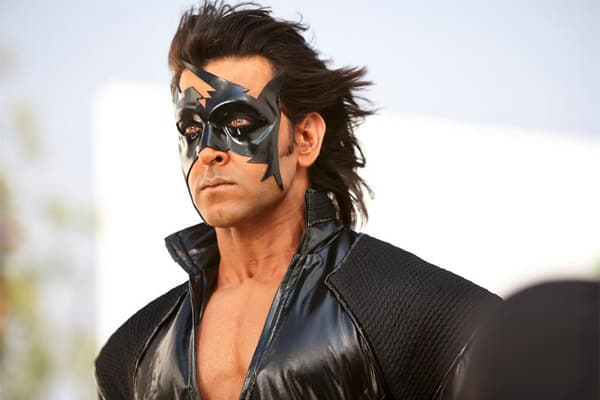 Hrithik Roshan in a still from 'Krrish 3'.