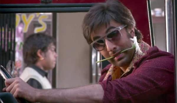 Ranbir Kapoor in a still from 'Besharam'.