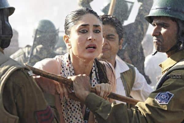 Kareena Kapoor in a still from Prakash Jha's 'Satyagraha'.