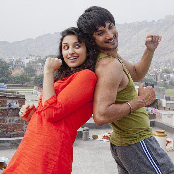 Parineeti Chopra and Sushant Singh Rajput in a still from 'Shuddh Desi Romance'.