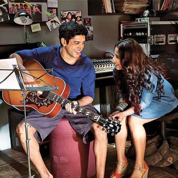 Farhan Khan and Vidya Balan in a still from 'Shaadi Ke Side Effects'. Pic Courtesy: DNA