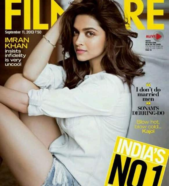 Deepika Padukone sizzles on the cover of the latest issue of Filmfare pic Courtesy Pinkvilla