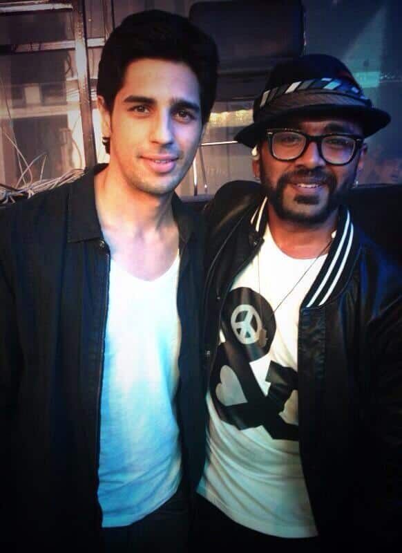 Sidharth Malhotra tweets a picture with singer Benny Dayal.    