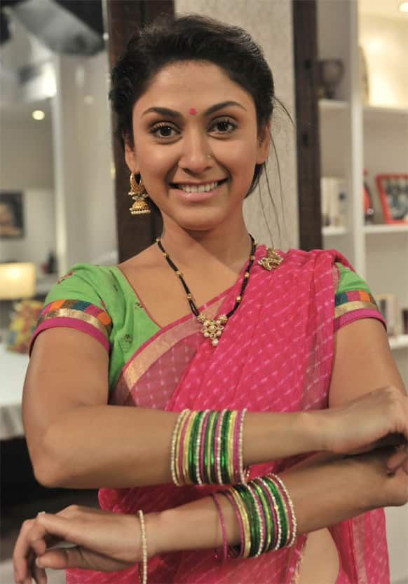 Manjari Phadnis in a still from her new film ''Grand Masti'.