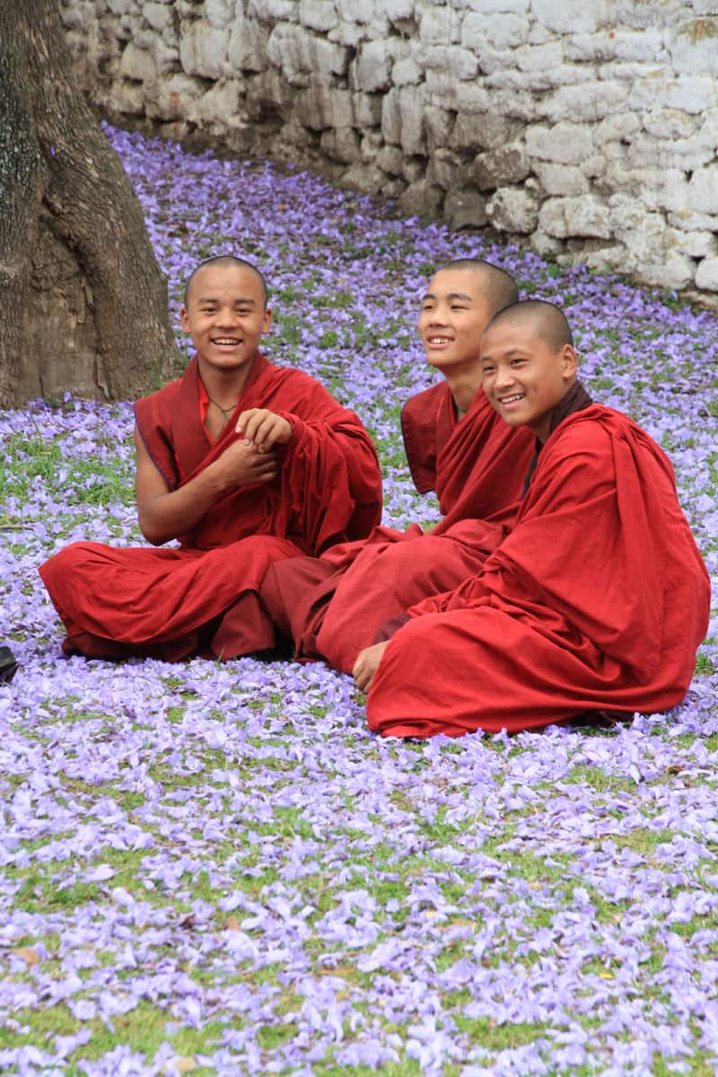 Buddhist monks-Image Courtesy Tourism Council of Bhutan