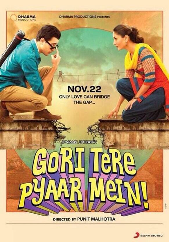 The first poster of 'Gori Tere Pyaar Mein' starring Imran Khan and Kareena Kapoor Khan