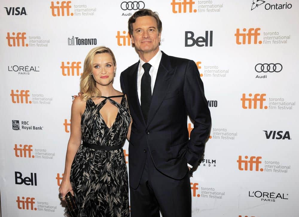 Reese Witherspoon and Colin Firth, cast members in 