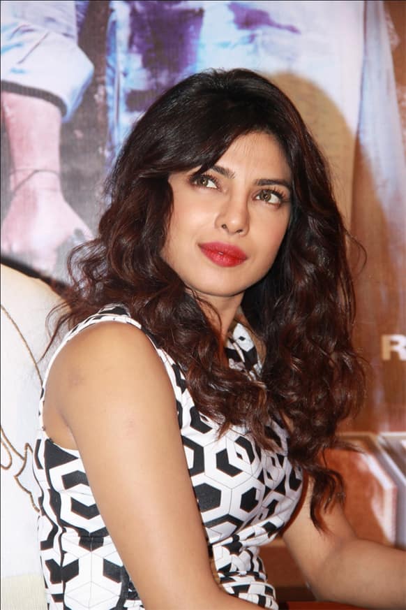 Priyanka Chopra was in the capital to promote her new release 'Zanjeer'.